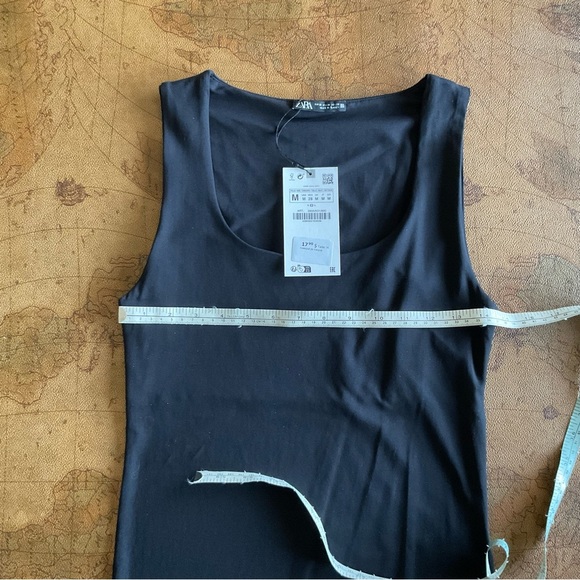 Zara NWT Black Sleeveless Top - Picture 4 of 5